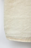 100% LINEN CONTRAST SHIRT