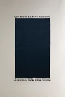 SERVIETTE DE PLAGE COTON FRANGES