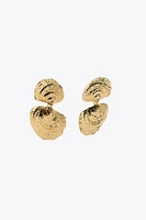DOUBLE SHELL EARRINGS