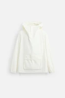 HOODED OVERSHIRT