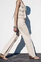 STRAIGHT LEG LONG LENGTH Z1975 JEANS WITH A HIGH WAIST