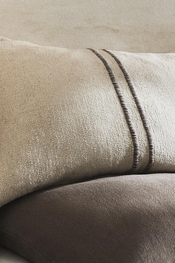 LINED THROW PILLOW COVER