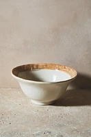 CHECK CERAMIC BOWL WITH EDGE