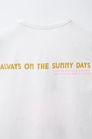T-SHIRT IMPRIMÉ COUCHER DE SOLEIL