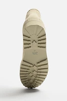 LEATHER LACE-UP BOOTS