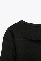 SQUARE NECK SHIRT