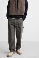 BELTED CARPENTER PANTS