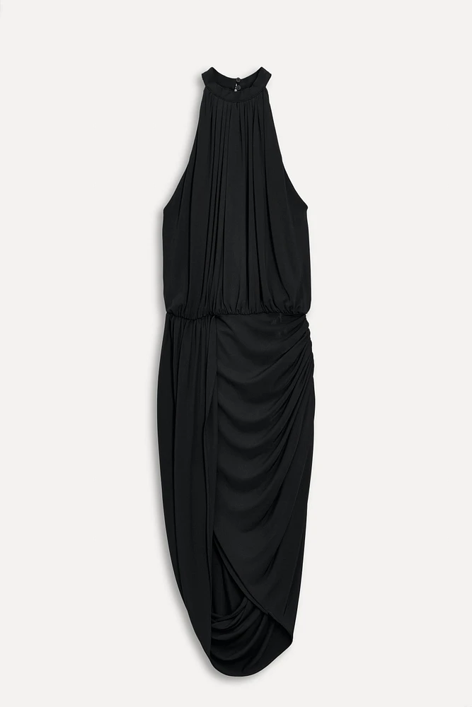 ROBE À ENCOLURE AMÉRICAINE ASYMÉTRIQUE 50E ANNIVERSAIRE
