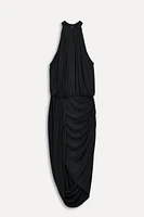ASYMMETRIC HALTER DRESS 50TH ANNIVERSARY