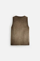 TOP DÉBARDEUR EFFET FROISSÉ
