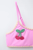6-14 ANS/ BIKINI FRUITS AU CROCHET