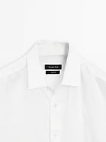 Chemise regular fit twill léger