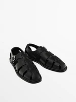 Leather cage sandals - Limited Edition