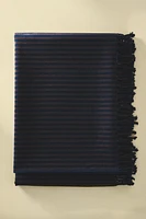 COTTON BEACH TOWEL WITH THIN STRIPES
