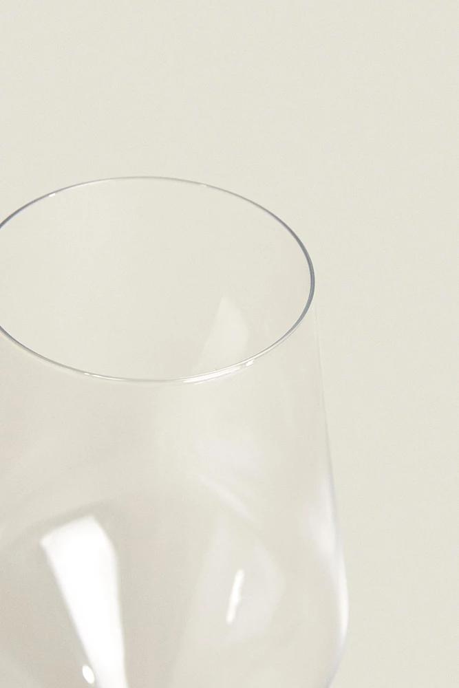 PLAIN CRYSTALLINE WINE GLASS