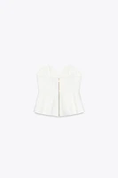 ZW COLLECTION DENIM BUSTIER