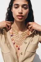 COLLIER BAVOIR FANTAISIE