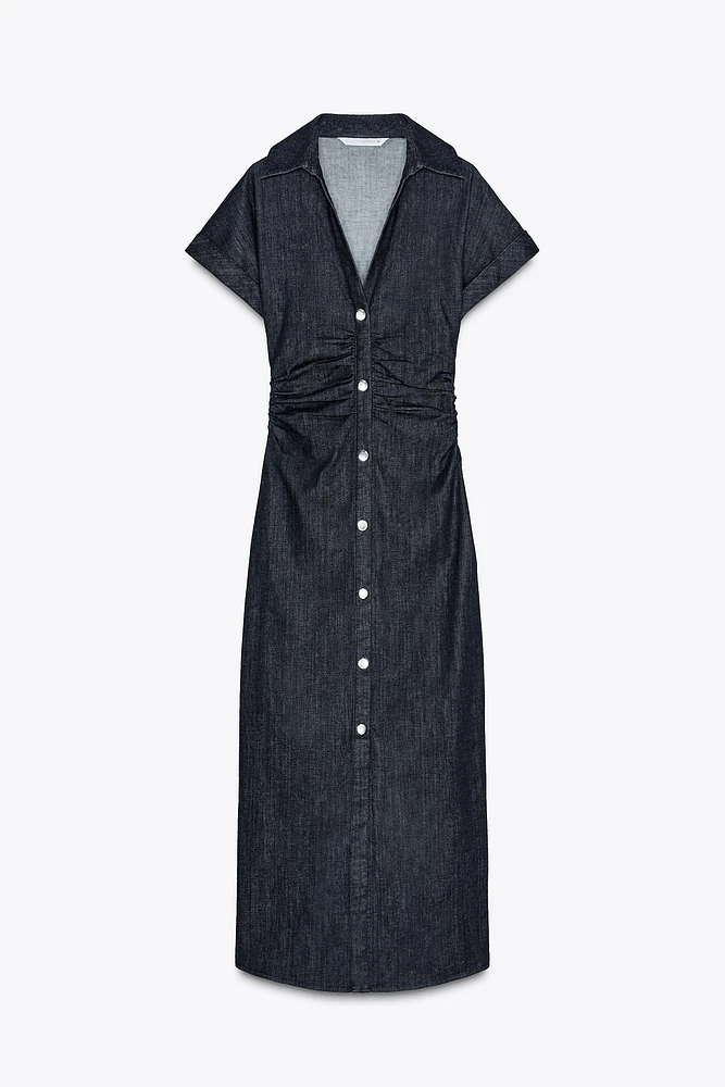 Z1975 DENIM MIDI DRESS