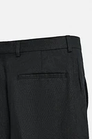 100% LINEN PLEATED PANTS