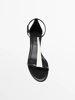 Sandales bride talon
