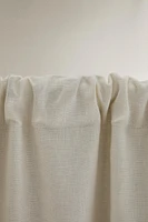 WUITE LINEN BLACKOUT CURTAIN