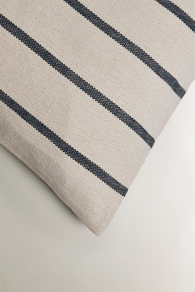 HOUSSE DE COUSSIN RAYURES