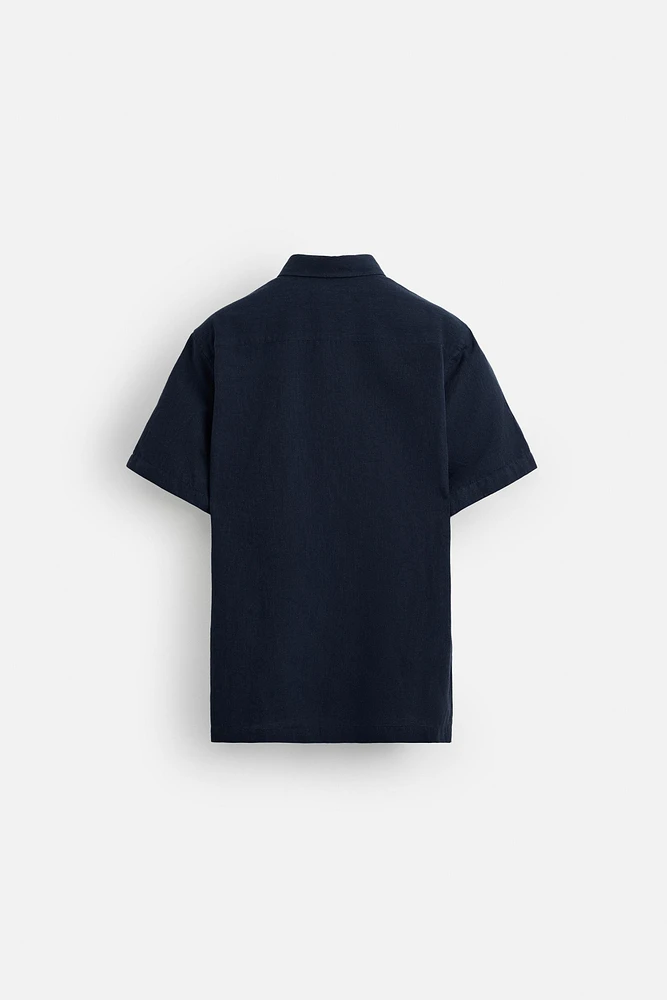 CHEMISE COTON - LIN
