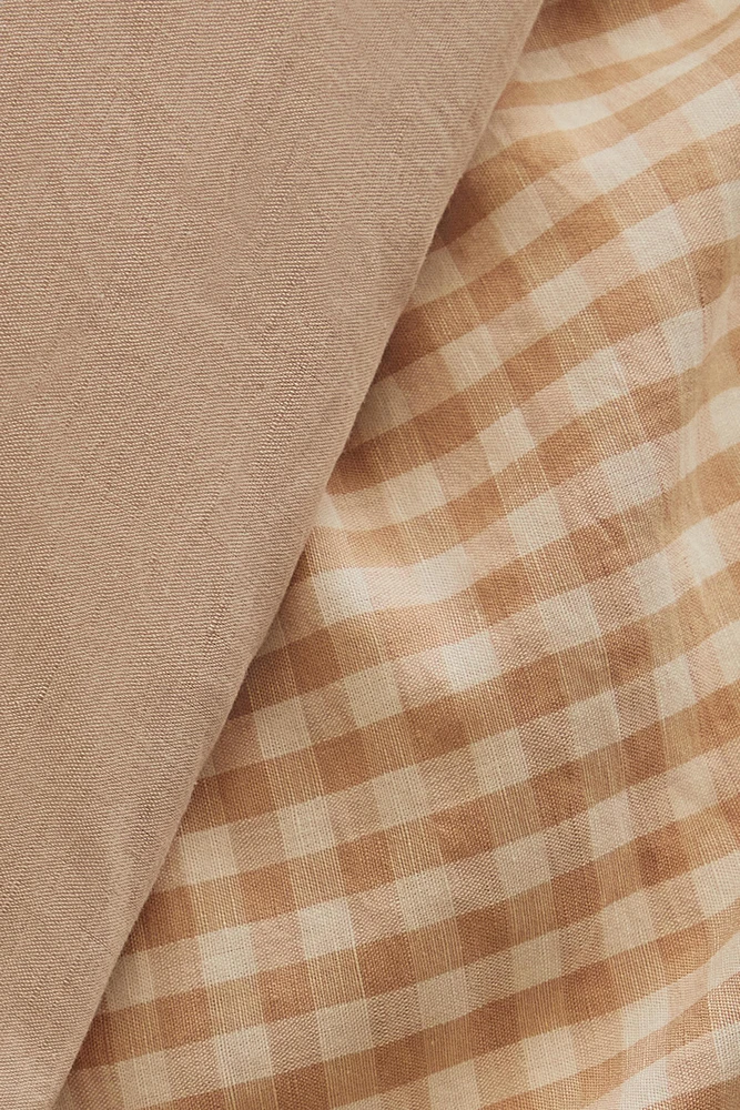 HOUSSE DE COUETTE ENFANT CARREAUX VICHY