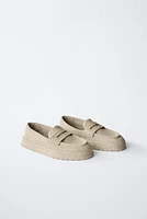 MOCASSINS SPORT EN DAIM