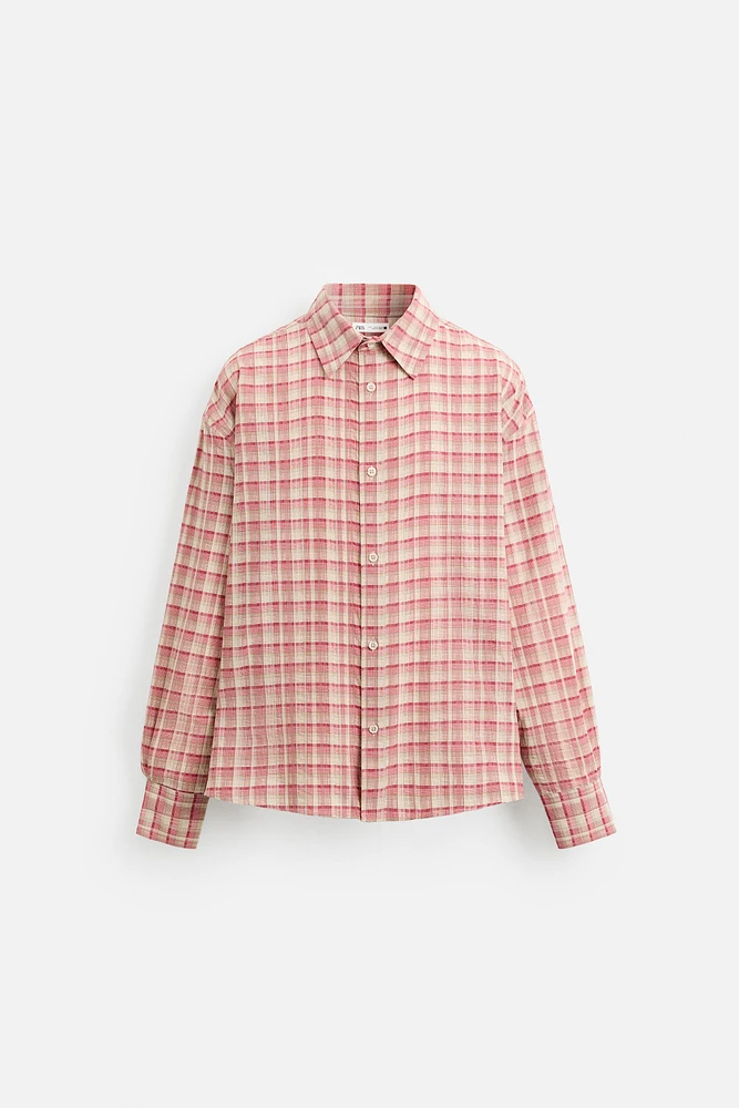 CHEMISE À CARREAUX