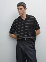 Polo rayures manches courtes coton