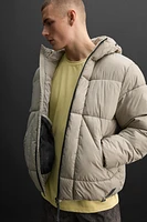 HOODED QUILTED JACKET