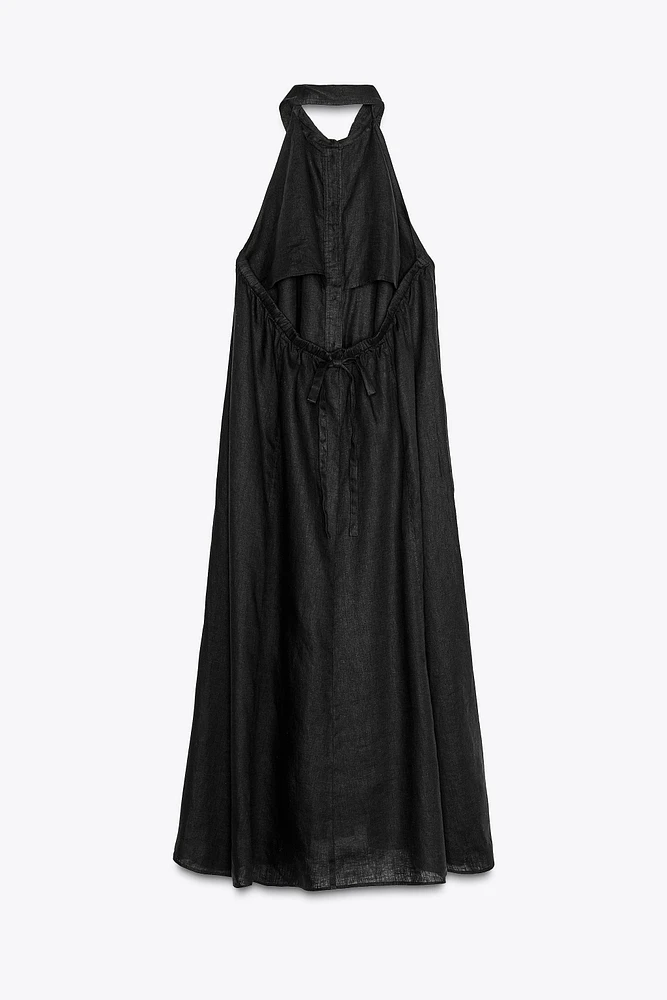 ROBE HALTER EN LIN 100 % ZW COLLECTION