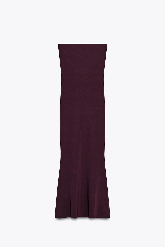 STRAPPY BACK BANDEAU DRESS