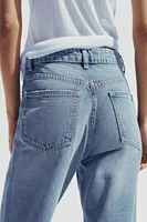 JEAN TRF MOM FIT DÉCHIRÉ TAILLE HAUTE