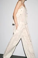 EMBROIDERED PAJAMA PANTS ZW COLLECTION