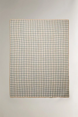 PLAID WAFFLE CARREAUX
