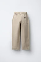 TAPERED FIT POCKETED PANTS