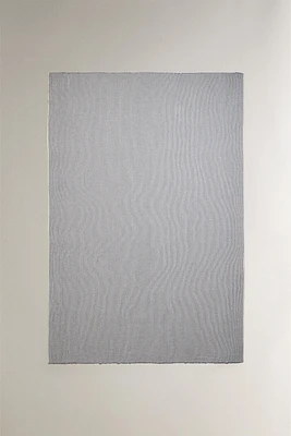 STRIPED COTTON BLANKET