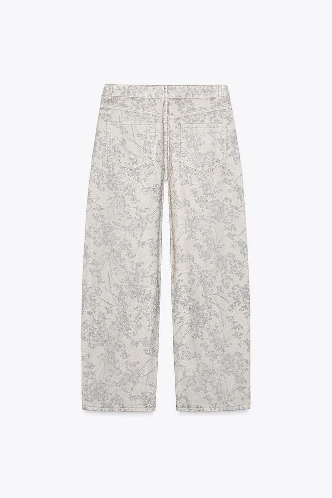 ZW COLLECTION BALLOON MID-RISE JEANS