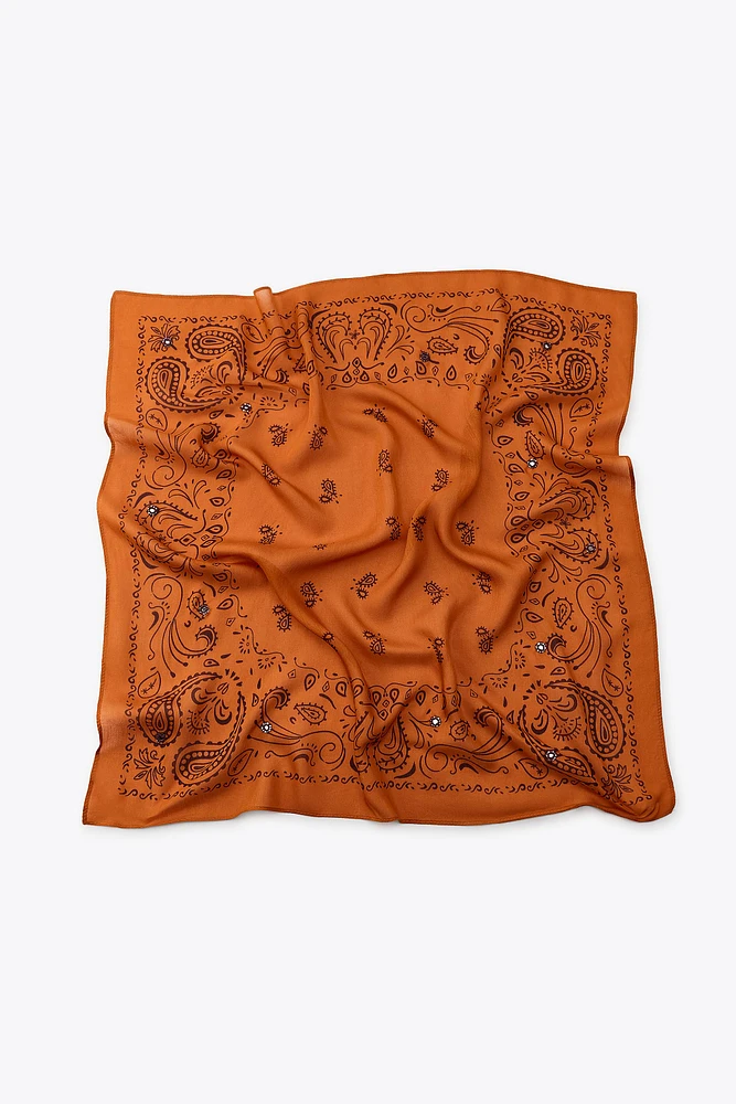 FOULARD IMPRIMÉ MIROIRS