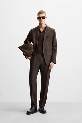 100% LINEN SUIT BLAZER