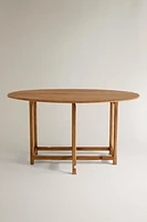 TABLE OVALE PLIABLE
