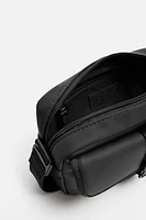 RUBBERIZED CROSSBODY BAG