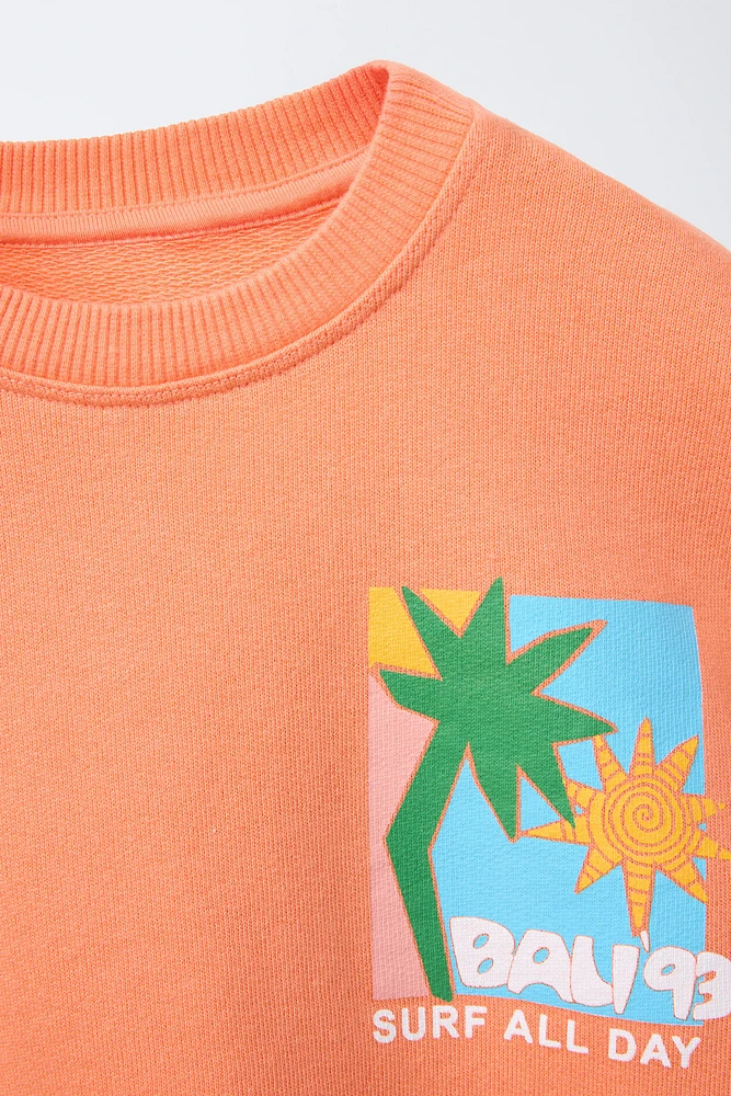 SWEAT IMPRIMÉ SURF