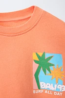 SWEAT IMPRIMÉ SURF