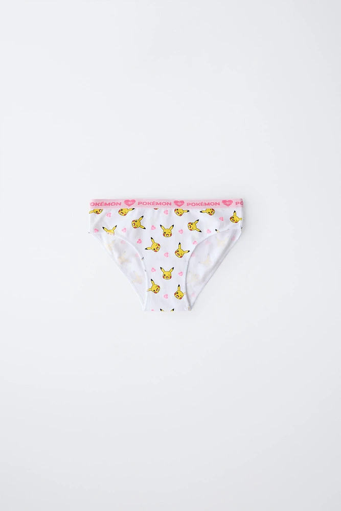 6-14 ANS/ LOT DE TROIS CULOTTES PIKACHU POKÉMON ™