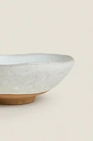 TEXTURED STONEWARE BOWL