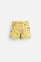 FLORAL PRINT REGULAR SWIM SHORTS