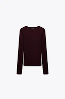 WOOL BLEND TOP